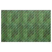 Tissu Le renne de Noël d'or sur le vert (Yard)