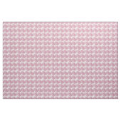 Tissu Le rose brille sur le blanc. (Yard)