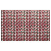 Tissu Le rouge ombrage Camo (Yard)
