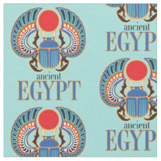 Tissu Le scarabée égyptien. Égypte ancienne
