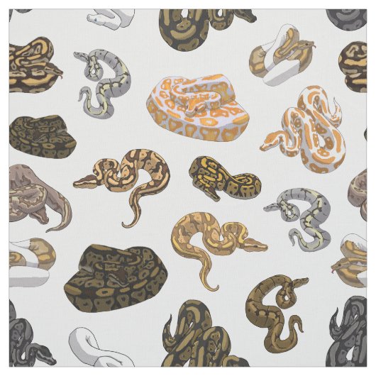 Tissu Le serpent de python de boule Morph le motif (Échantillon)
