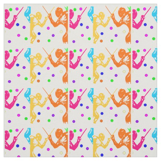 TISSU LE SPORT DE FENCING (Échantillon)