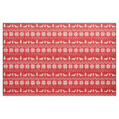Tissu Le teckel à cheveux longs silhouette le motif de (Fat Quarter)