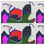 TISSU LE TISSU. COLORÉ (Détail)