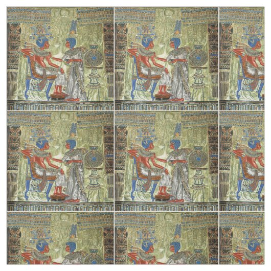 Tissu Le trône de Tutankhamon (Échantillon)