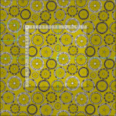 Tissu le vélo roule chartreuse (Carreau)