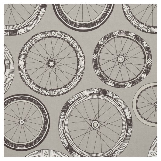 Tissu le vélo roule la pierre (Échantillon)