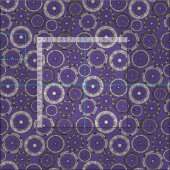 Tissu le vélo roule la violette (Carreau)