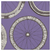 Tissu le vélo roule la violette (Fermer)