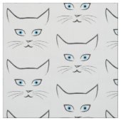 Tissu Le visage de Chat (Échantillon)