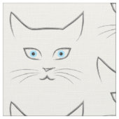 Tissu Le visage de Chat (Détail)