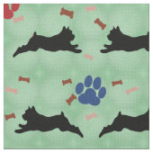 Tissu Leaping Schnauzer (Fermer)