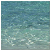 Tissu L'eau bleue tropicale 2 d'océan (Échantillon)