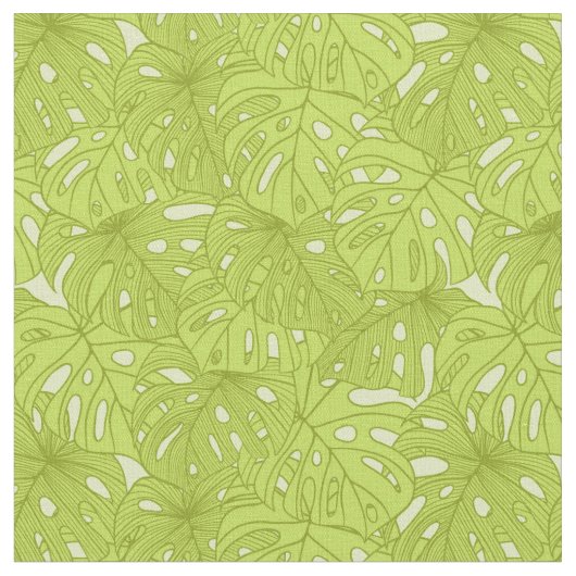 Tissu Leaves de Palm Tree (Fermer)