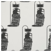 Tissu Lecture de chats noirs Shakespeare Joues (Échantillon)