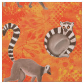 Tissu Lemur de Madagascar (Détail)