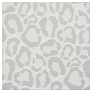 Tissu Léopard de neige gris Poster de animal à grande éc