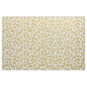 Tissu Léopard scintillant d'or de Faux fascinant (Fat Quarter)