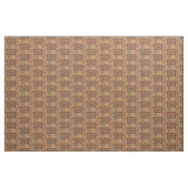Tissu Leopard sur Orange et Arrière - plan Brown (Yard)