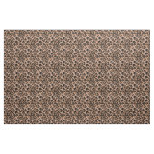 Tissu Leopard - taches d'impression brun (Yard)