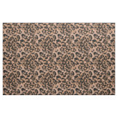 Tissu Leopard - taches d'impression brun (Fat Quarter)