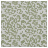 Tissu Léopard tacheté gris olive (Fermer)