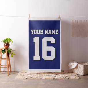 Tissu L'équipe de Jersey de sports Blue Navy