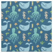 Tissu Les animaux marins| Nourriture marine (Échantillon)