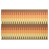 Tissu les années 70 rectangle jaune orange marron vintag (Fat Quarter)