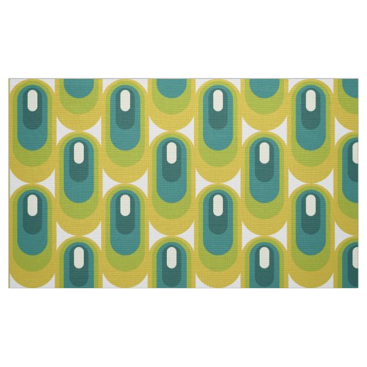 tissu les années 70 rétro (Fat Quarter)