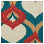 tissu les années 70 rétro (Échantillon)