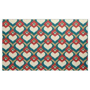 tissu les années 70 rétro