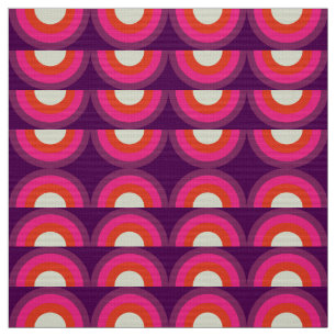 tissu les années 70 rétro