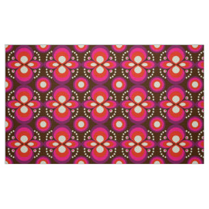 tissu les années 70 rétro