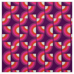 tissu les années 70 rétro