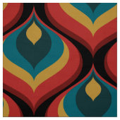 tissu les années 70 rétro (Échantillon)