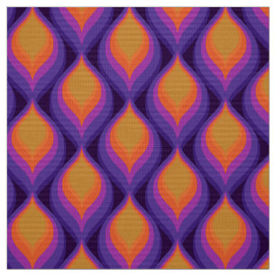 tissu les années 70 rétro