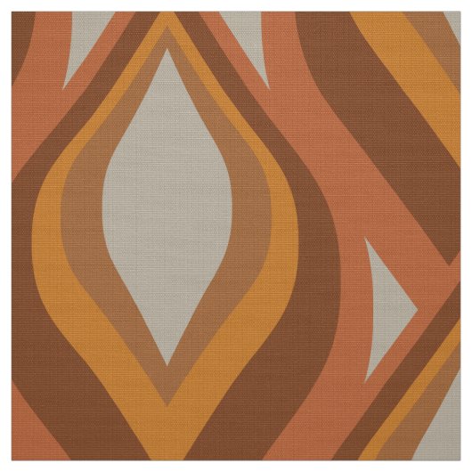 tissu les années 70 rétro (Échantillon)