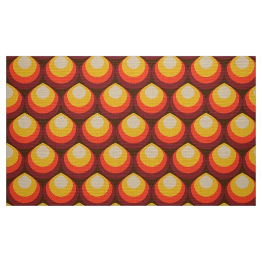 tissu les années 70 rétro (Fat Quarter)