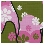 tissu les années 70 rétro de mode élégant - Cat ki (Fermer)