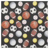 Tissu Les balles de sport (Fermer)