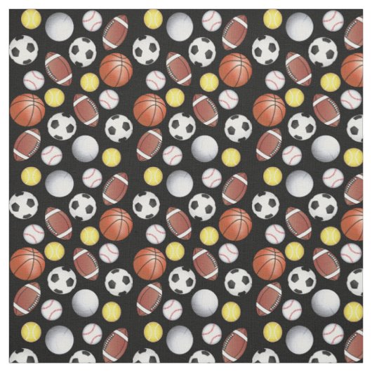 Tissu Les balles de sport (Échantillon)