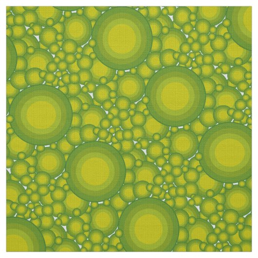 Tissu Les bulles vertes (Échantillon)