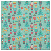 Tissu Les Cavaliers de Noël (Échantillon)