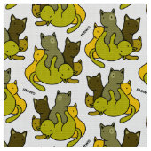 Tissu Les chatons d'olive (Fermer)