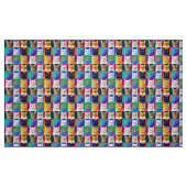 Tissu les chats arc-en-ciel (Fat Quarter)