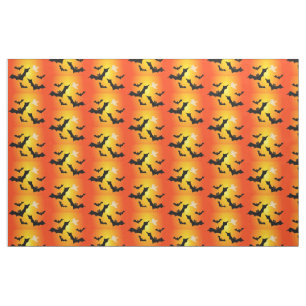 Tissu Les chauves-souris et le fantôme