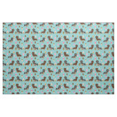 Tissu Les chiens de Dachshund aiment la glace (Fat Quarter)