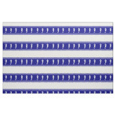 Tissu Les côtes Blancs Océan Bleu Les hippocampes (Fat Quarter)