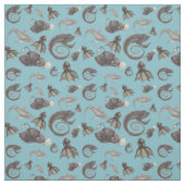Tissu Les créatures de la mer profonde (Échantillon)